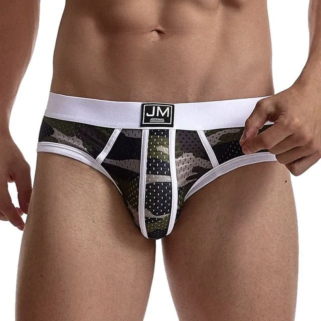 Camouflage Design Nylon Man Briefs