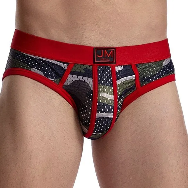 Camouflage Design Nylon Man Briefs