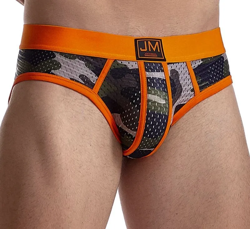 Camouflage Design Nylon Man Briefs