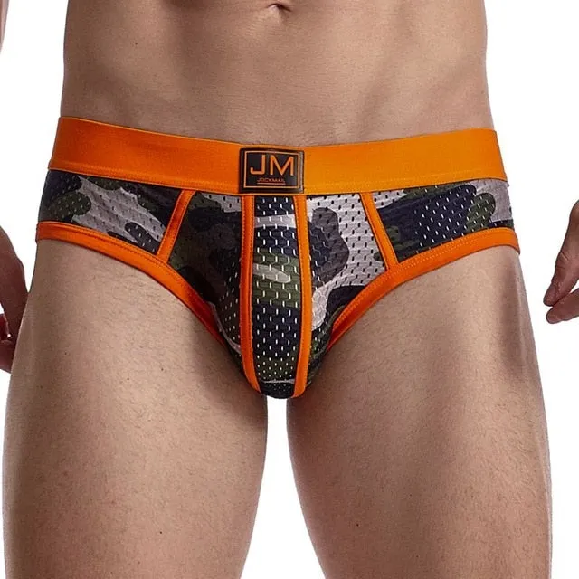 Camouflage Design Nylon Man Briefs