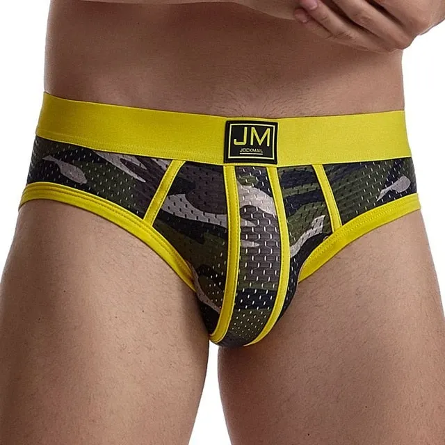 Camouflage Design Nylon Man Briefs