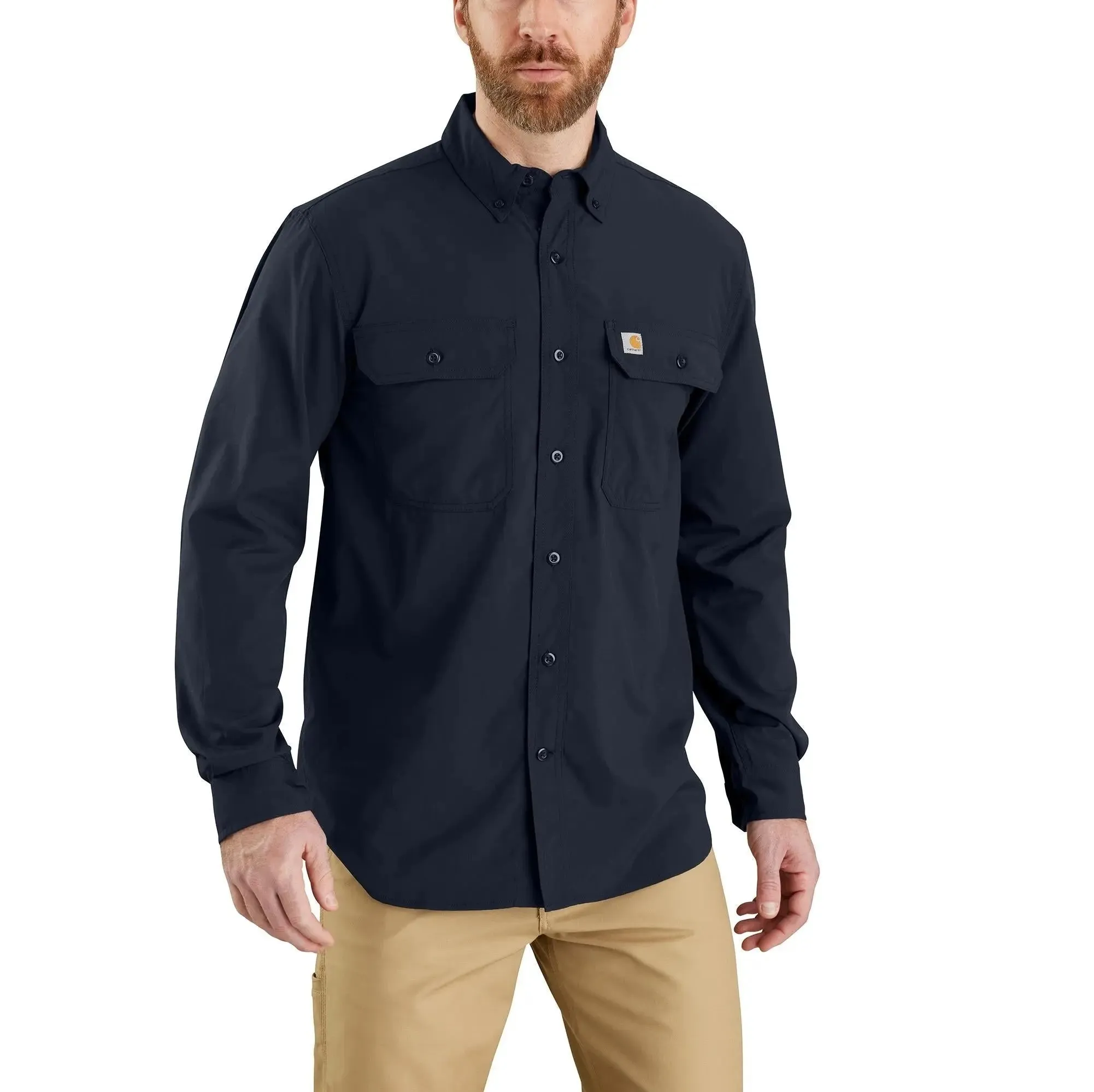 CARHARTT - FORCE Relaxed fit Lightweight Long Sleeve Shirt