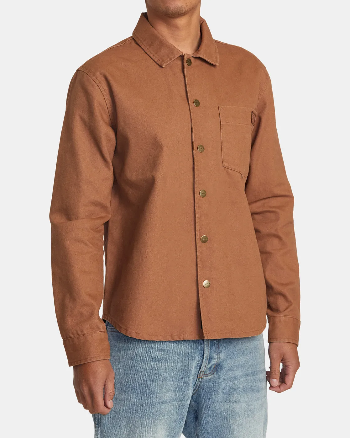 Chainmail Canvas Overshirt - Rawhide