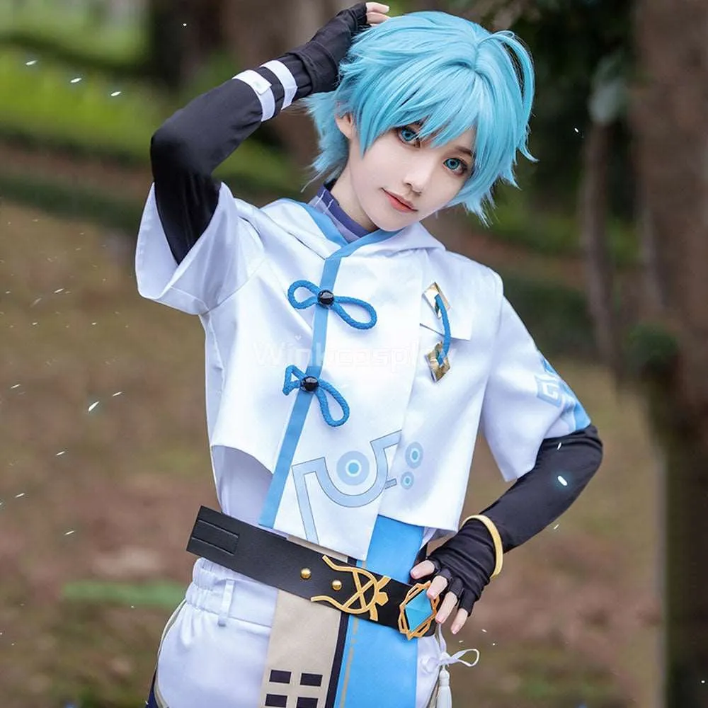 Chongyun from Genshin Impact Halloween Cosplay Costume