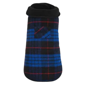 Coat | Blue Plaid Fleece