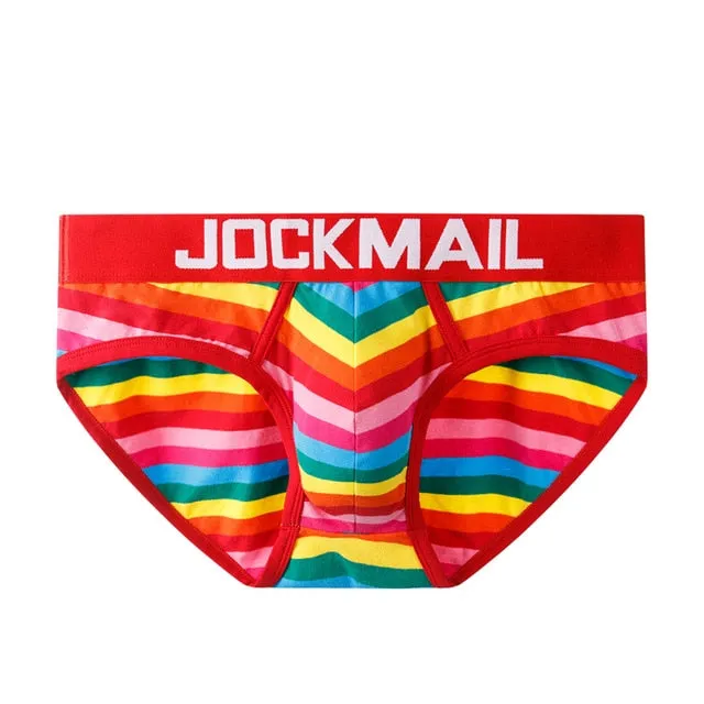 Colorful Fun V-Stripe Style Man Briefs