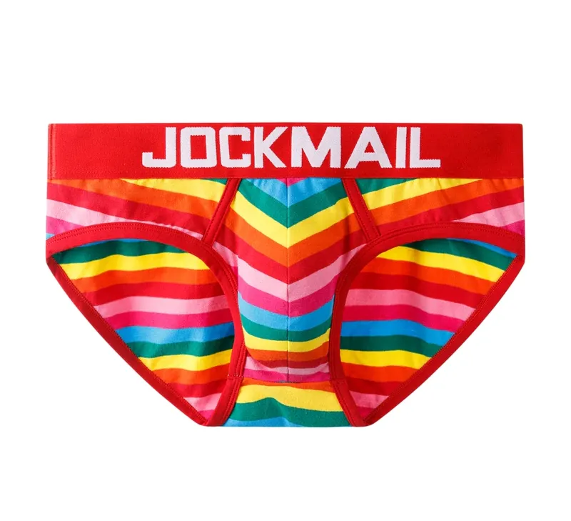 Colorful Fun V-Stripe Style Man Briefs