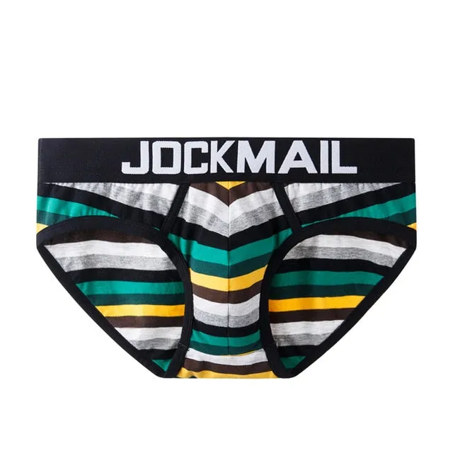 Colorful Fun V-Stripe Style Man Briefs