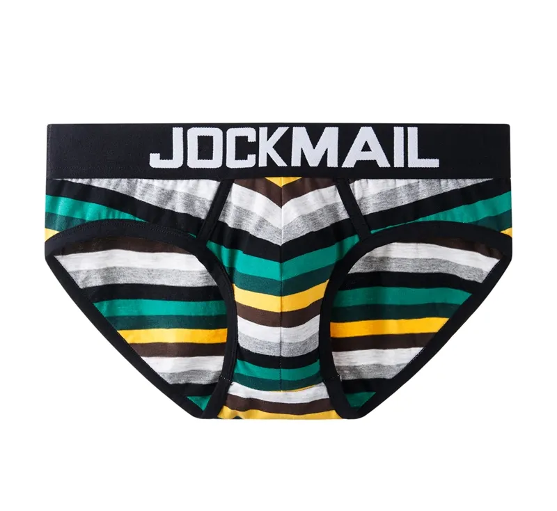 Colorful Fun V-Stripe Style Man Briefs