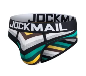 Colorful Fun V-Stripe Style Man Briefs