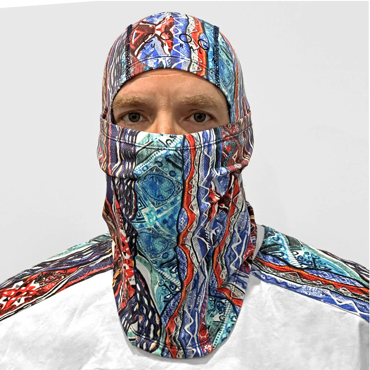 Coogi Balaclava - Blue-Red