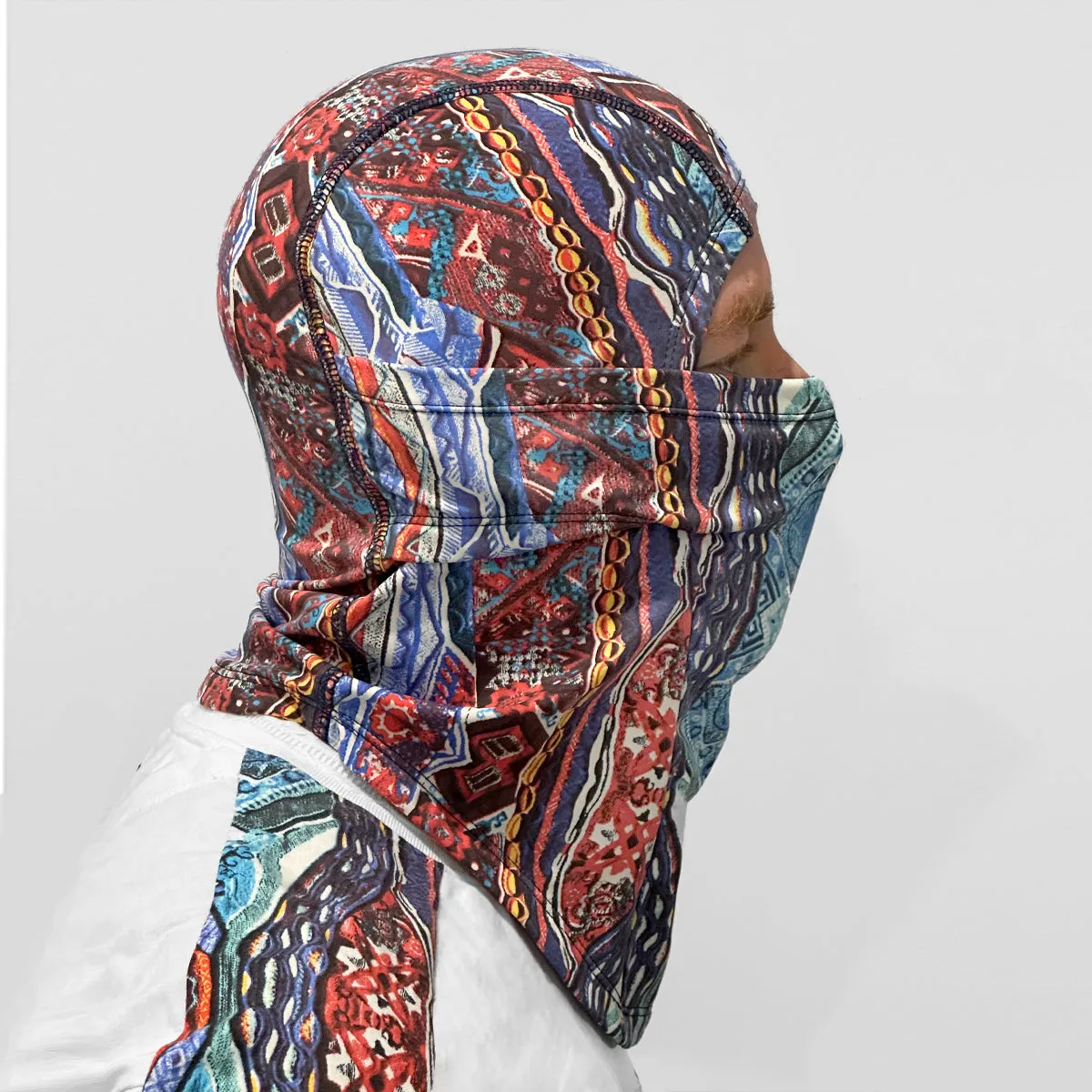 Coogi Balaclava - Blue-Red