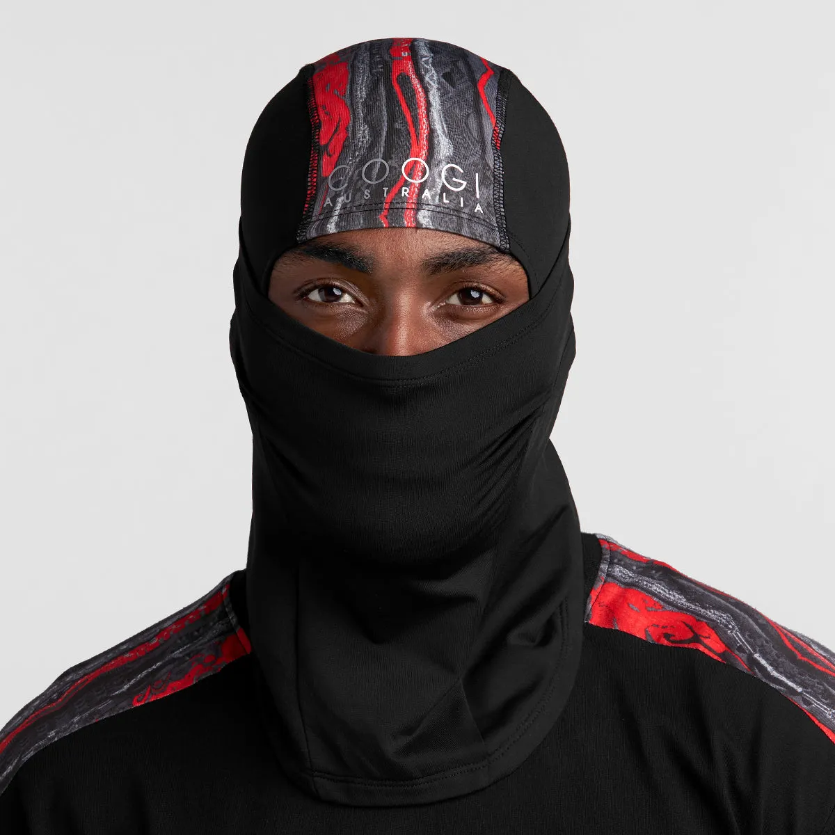 COOGI Balaclava-Red-Black-2-Tone