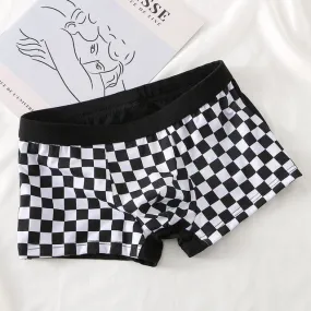 Cotton Checkered Men's Boxer