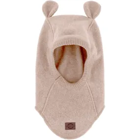 Cotton Fleece Balaclava (Long ears) - Warm Taupe