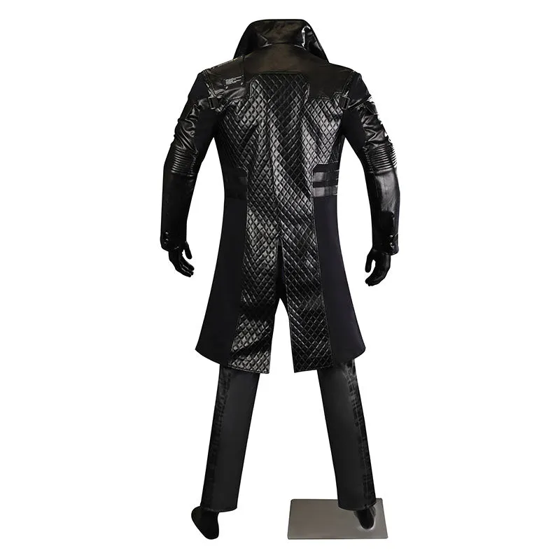 Cyberpunk 2077 Phantom Liberty Cosplay Costume Solomon Reed Coat Outfit Halloween Party Suit