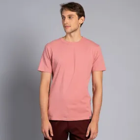 Desert Rose Pink Round Neck T-shirt