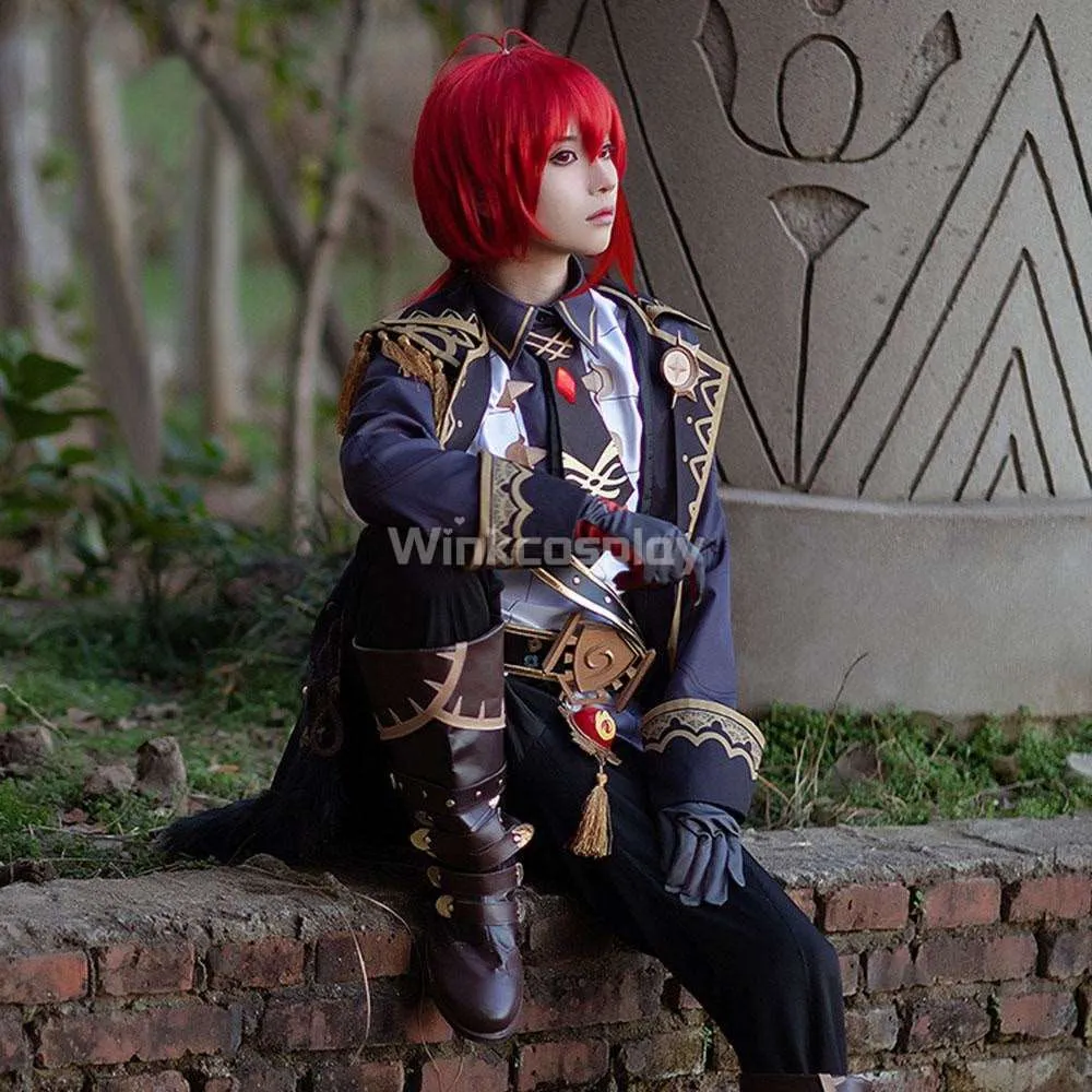 Diluc from Genshin Impact Halloween Cosplay Costume