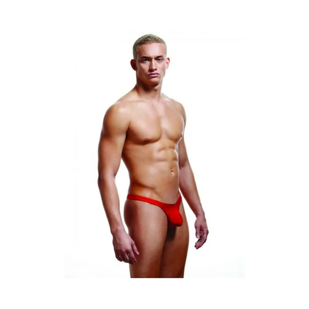 Envy Low Rise Thong Red L/xl