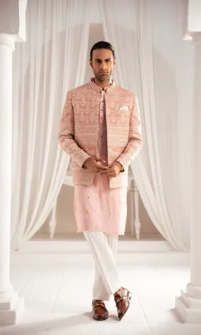 ER PC 3005 Mughal Elegance Pink Prince Coat