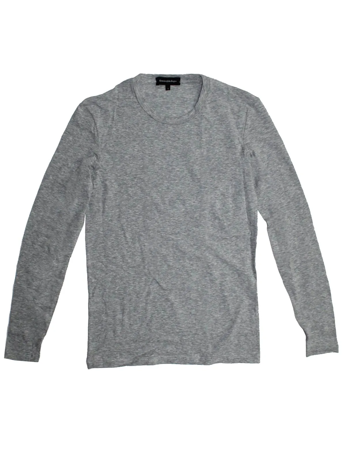 Ermenegildo Zegna Long Sleeve T-Shirt Gray S Undershirt FINAL SALE