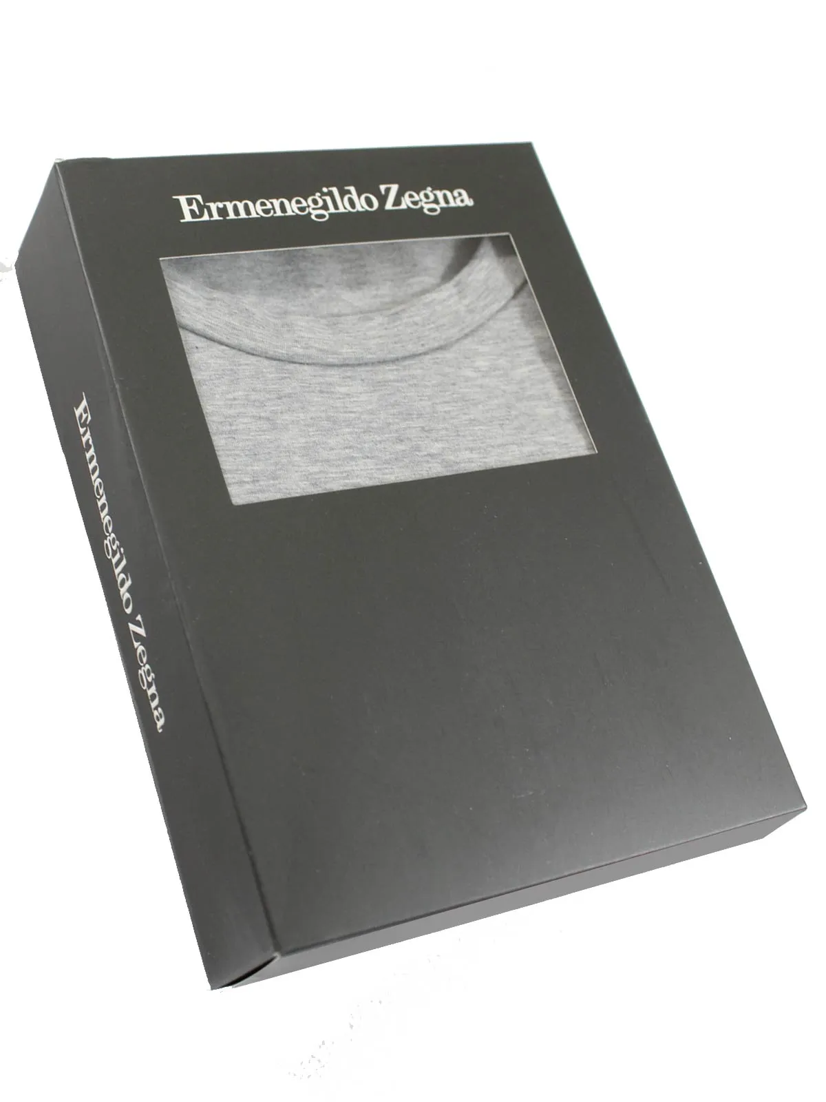 Ermenegildo Zegna Long Sleeve T-Shirt Gray S Undershirt FINAL SALE