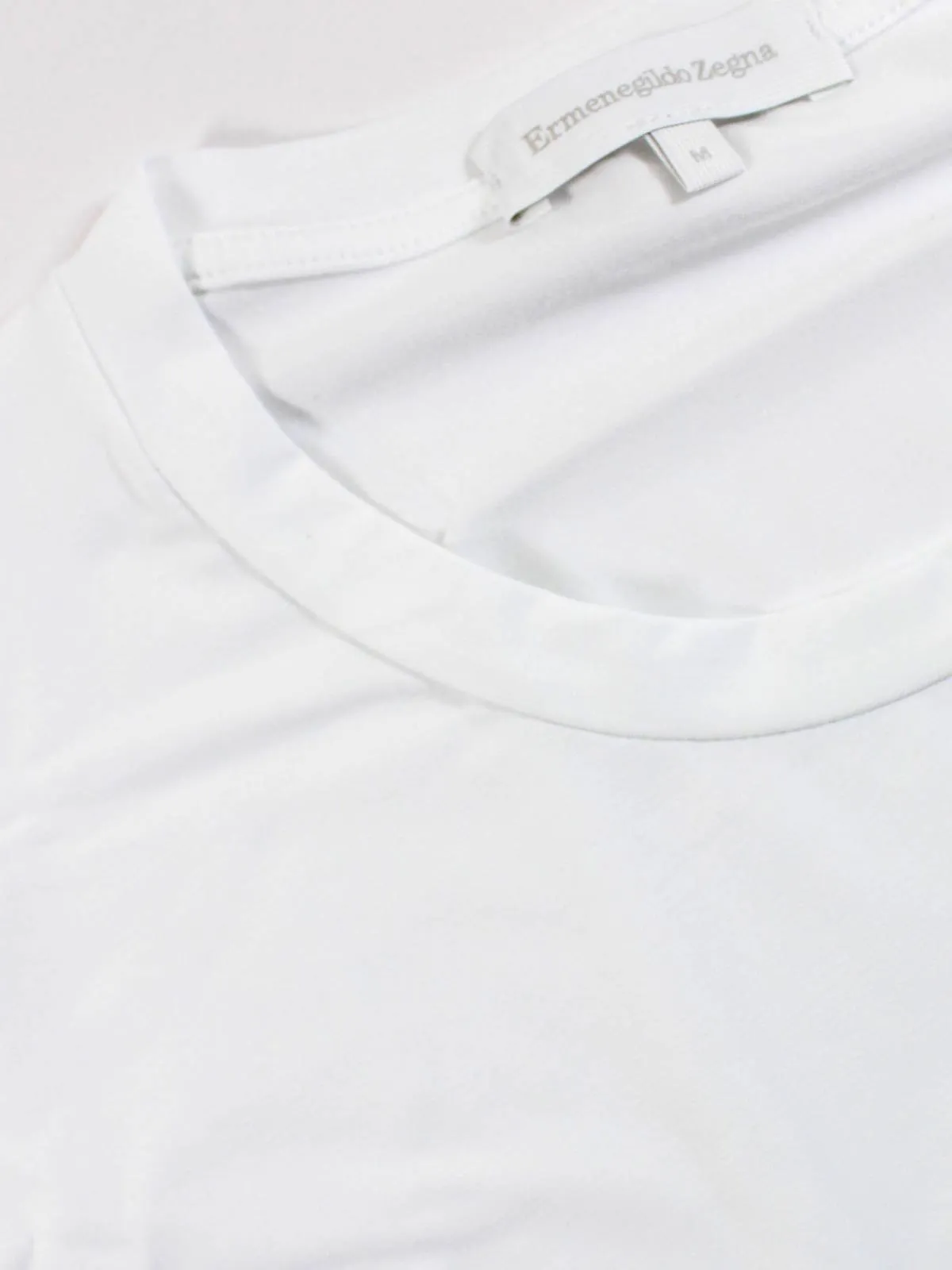 Ermenegildo Zegna Long Sleeve T-Shirt White M Undershirt FINAL SALE