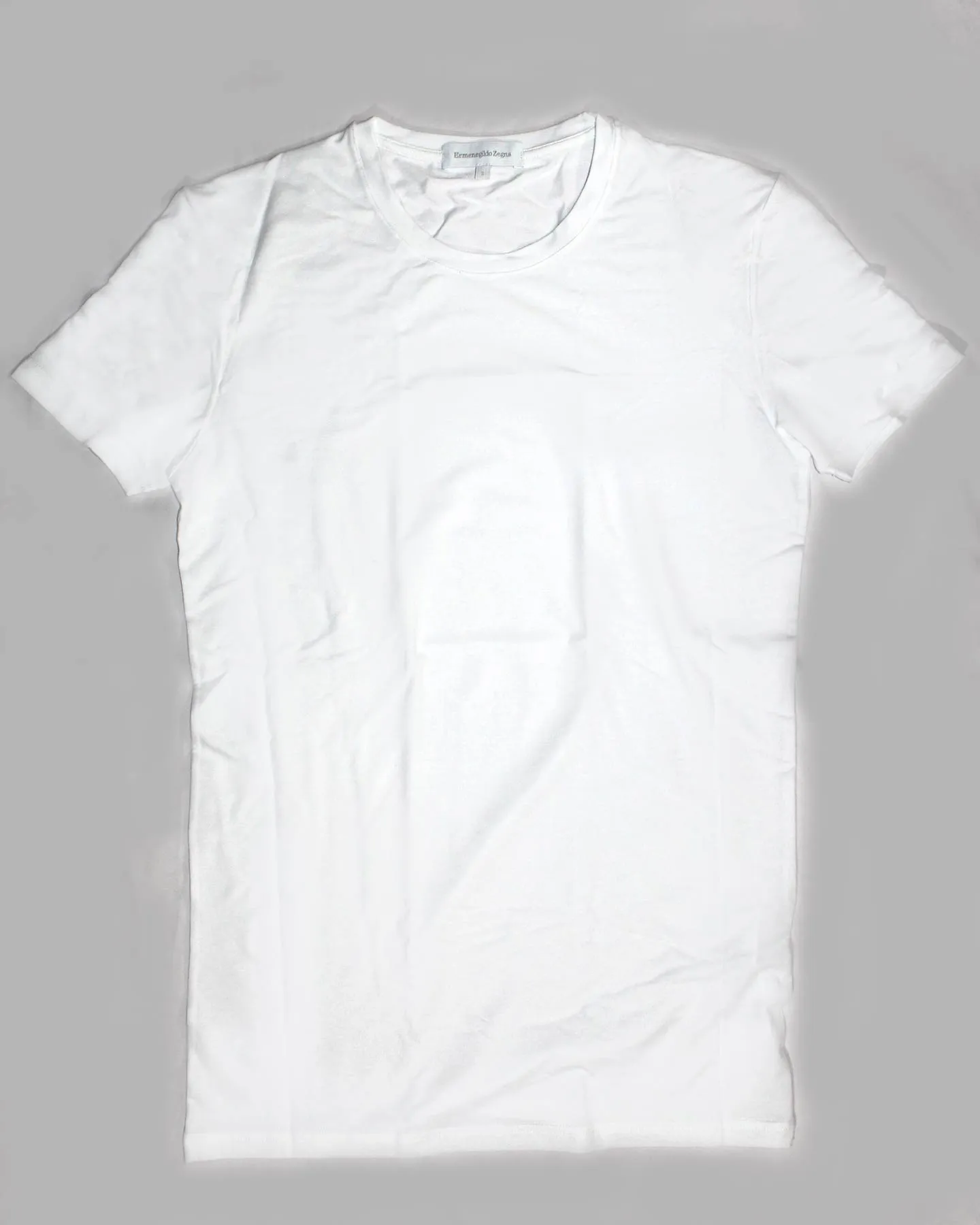 Ermenegildo Zegna T-Shirt Round Neck White Micromodal M