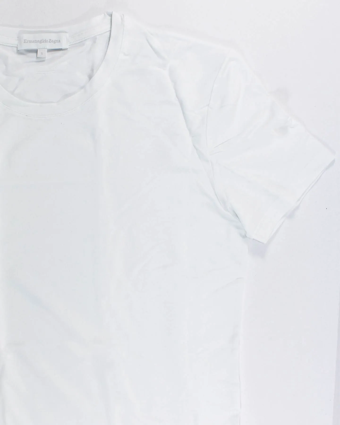 Ermenegildo Zegna T-Shirt Round Neck White Micromodal M