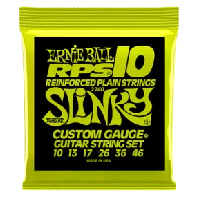 Ernie Ball Reinforced Plain String Nickelwound Regular Slinky Set 10-46