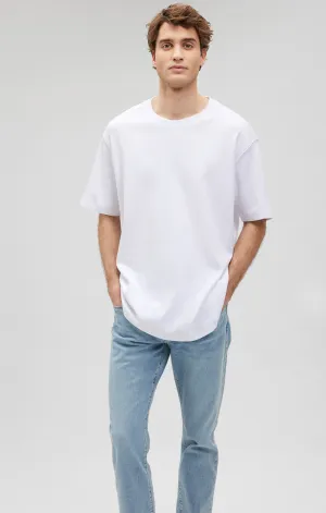 ESSENTIAL CREW NECK T-SHIRT IN WHITE