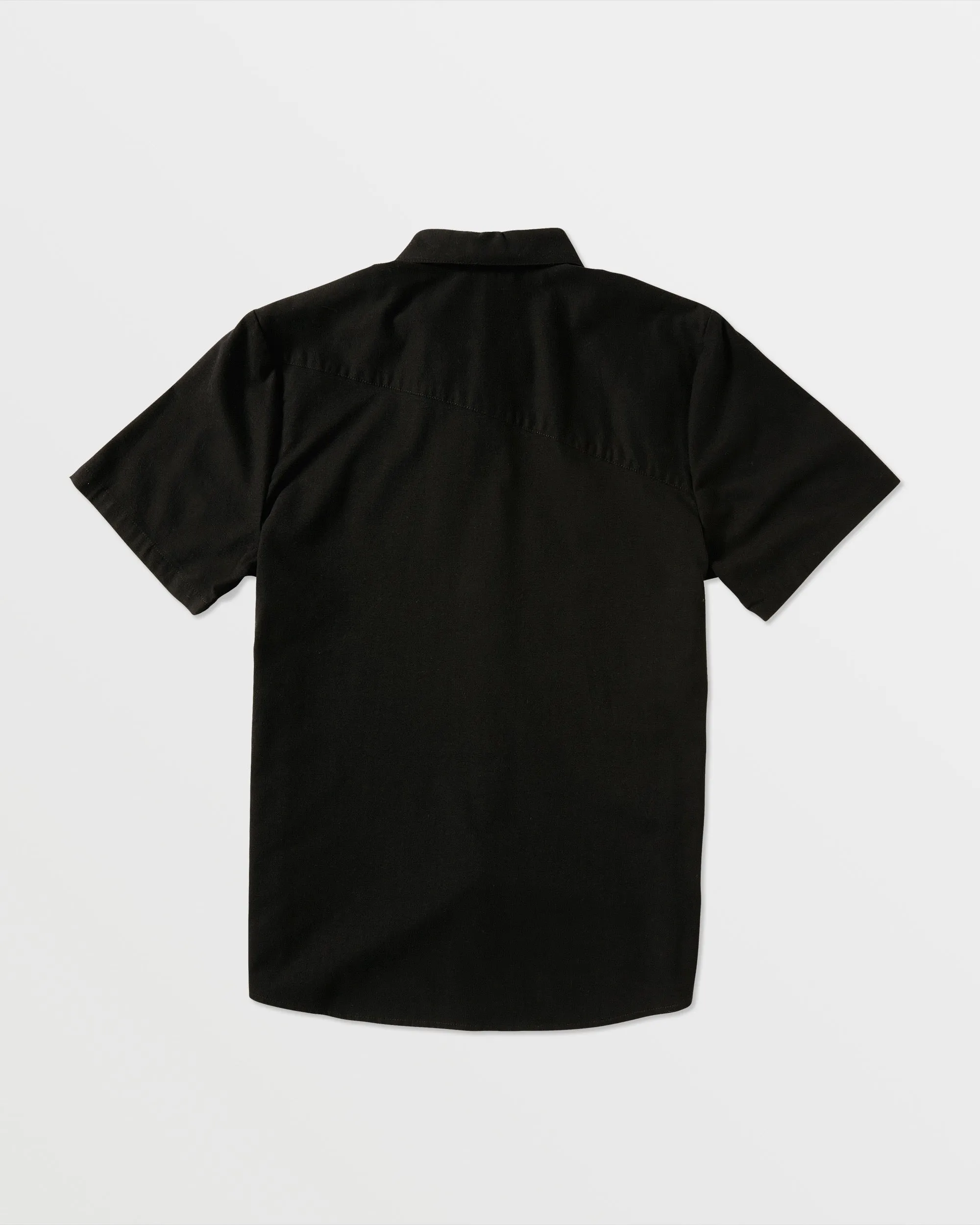 Everett Oxford Short Sleeve Shirt - New Black