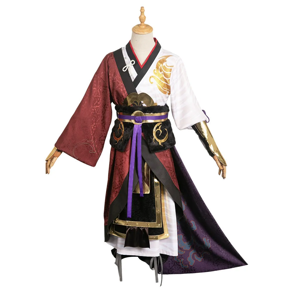 Fate/Grand Order Samurai Remnant Zhou Yu Outfits Halloween Party Carnival Cosplay Costume