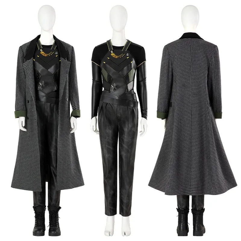 Female Loki Costume Loki Season 2 Sylvie Laufeydottir Cosplay Halloween Coat Suit Halloween Outfit