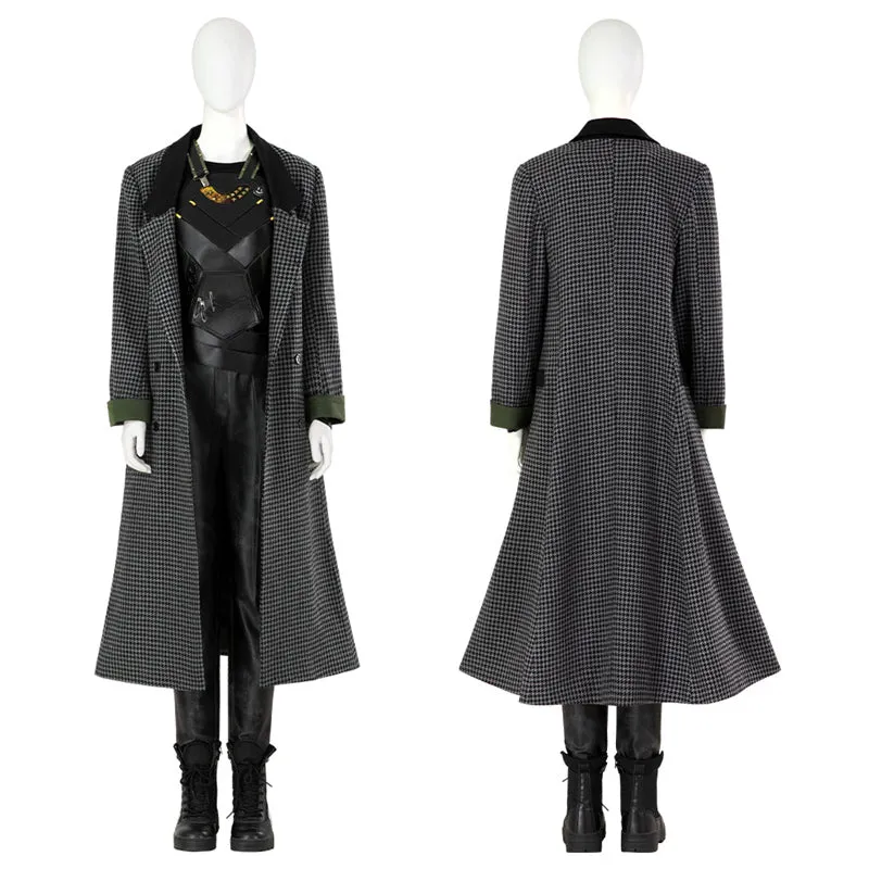 Female Loki Costume Loki Season 2 Sylvie Laufeydottir Cosplay Halloween Coat Suit Halloween Outfit