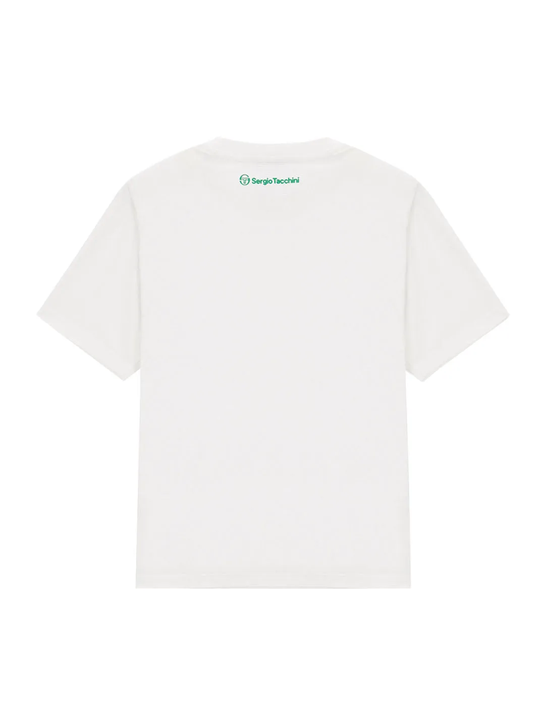 Flag Color- Block T-Shirt- Off White