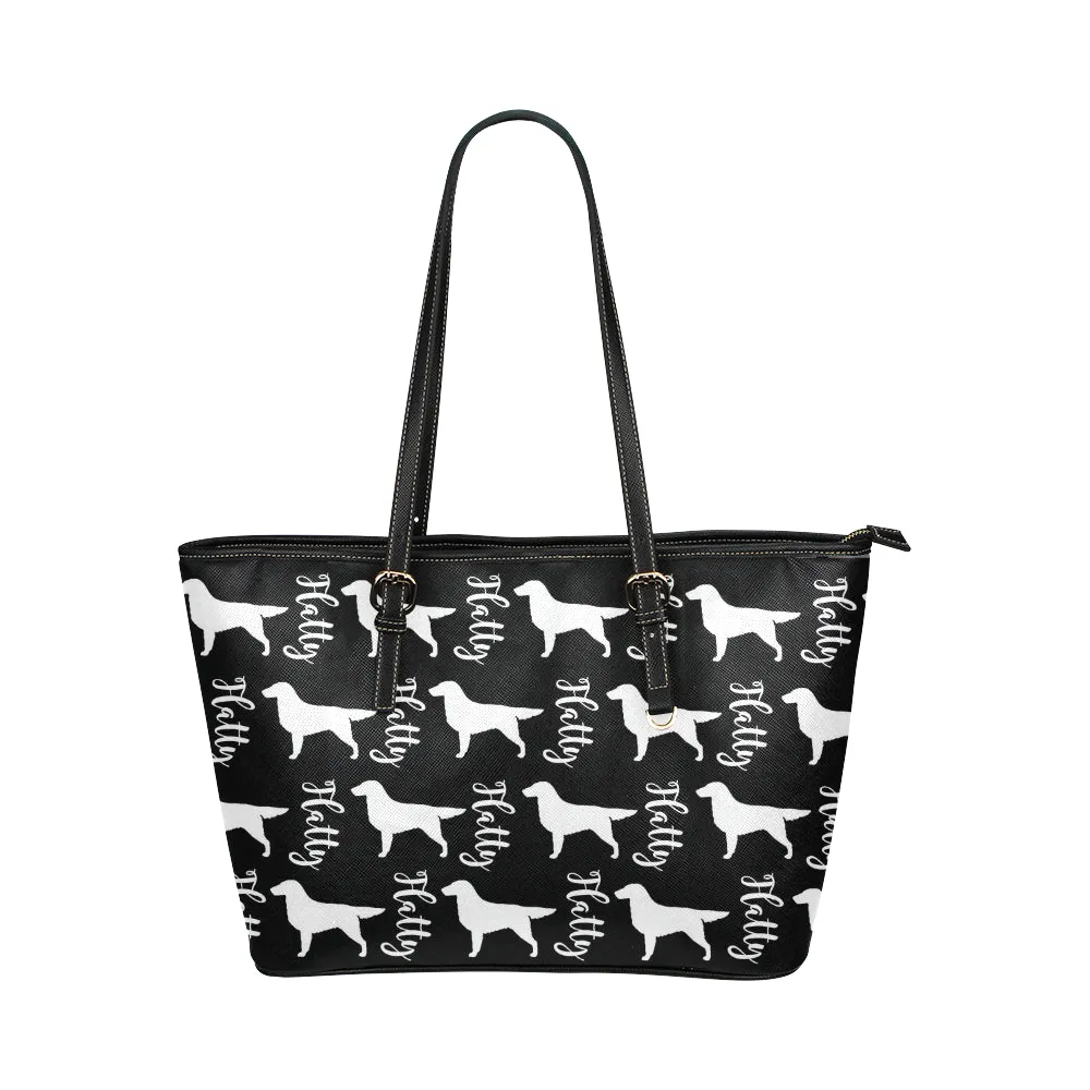 Flat Coat Leather Tote