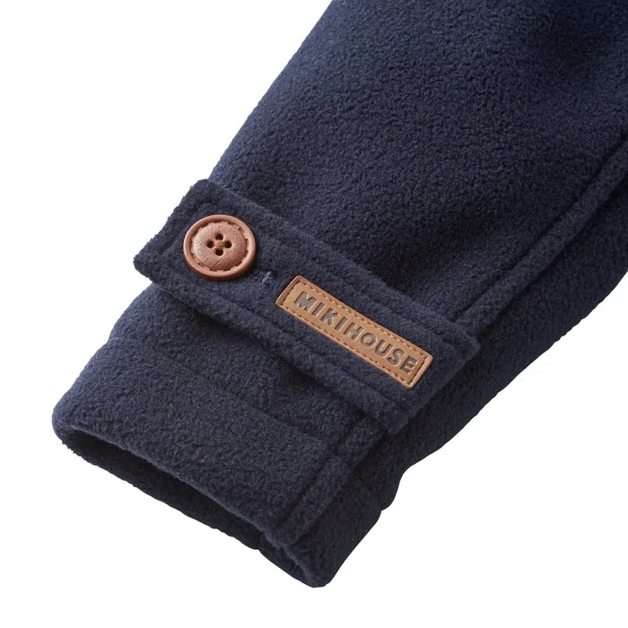 Fleece Duffle Coat - Navy