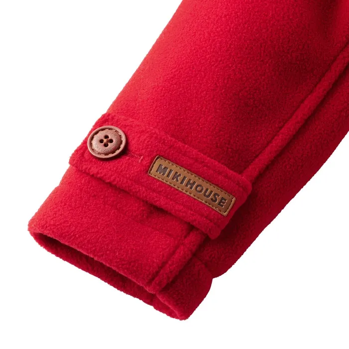 Fleece Duffle Coat - Red