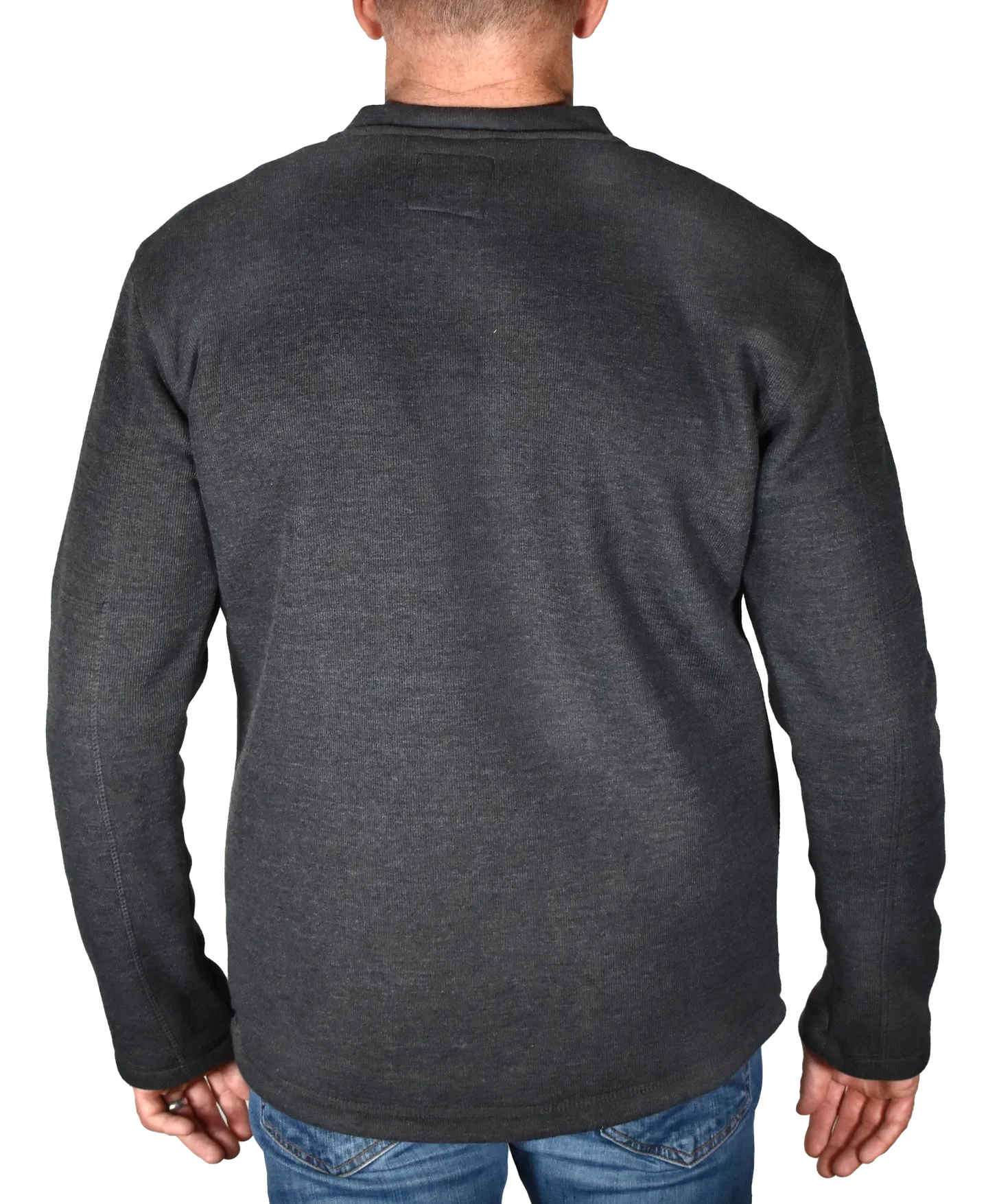 Fleece Lined Rib Henley