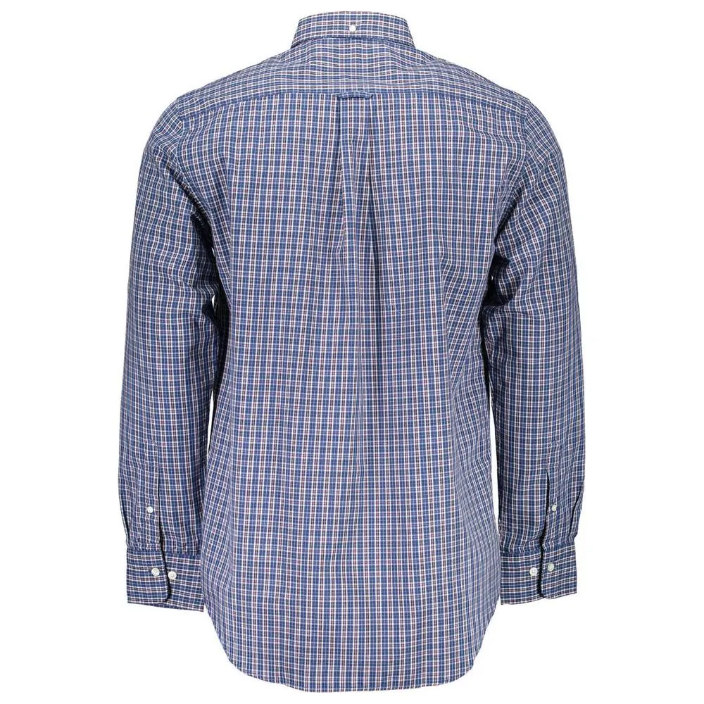 Gant Elegant Purple Long Sleeve Button-Down Shirt