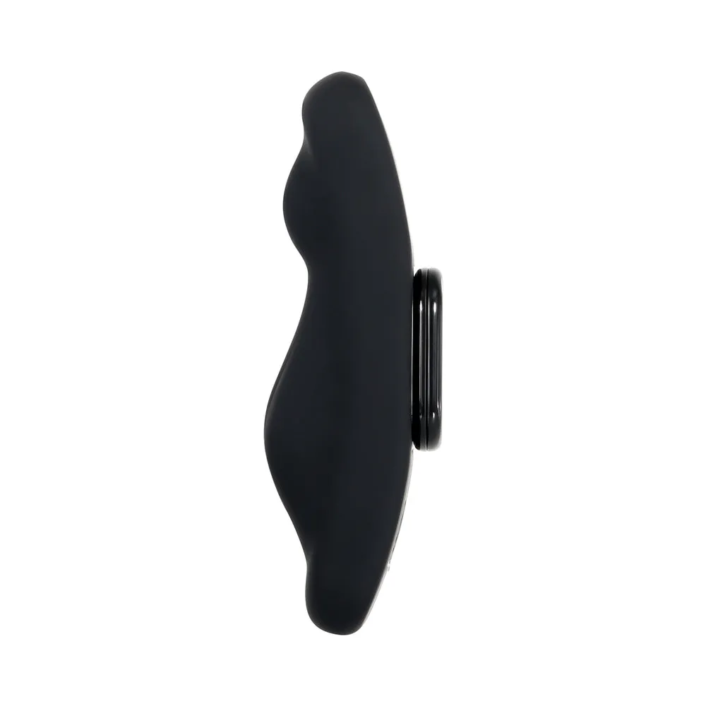 Gender X Our Undie Vibe Rechargeable Remote-Controlled Magnetic Silicone Underwear Vibrator Black