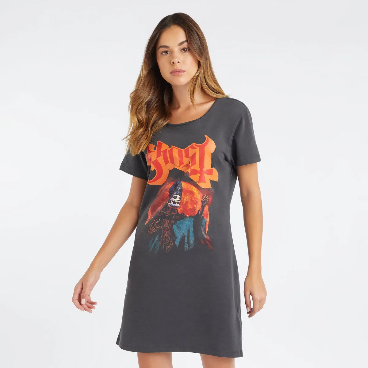 Ghost T-shirt Dress - Hunters Moon