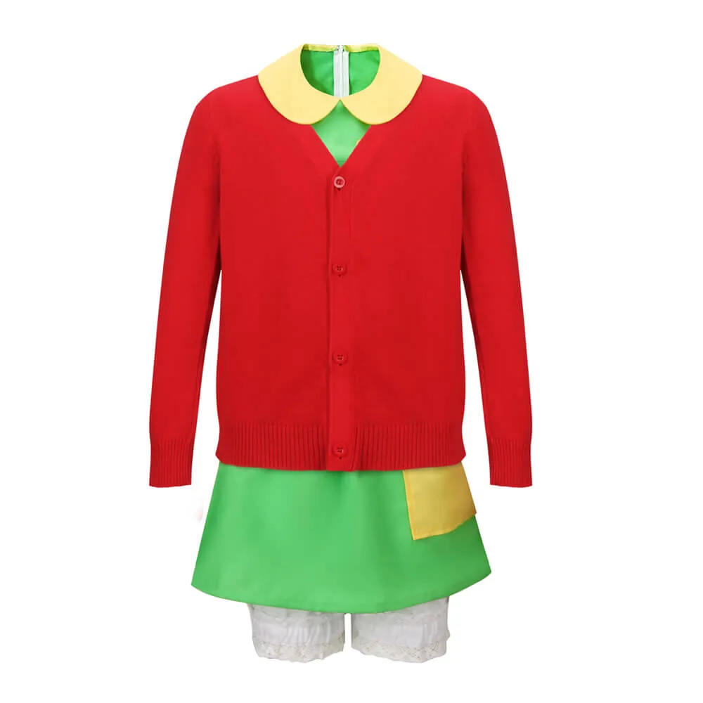 Girls La Chilindrina Cosplay Costume El Chavo Del Ocho