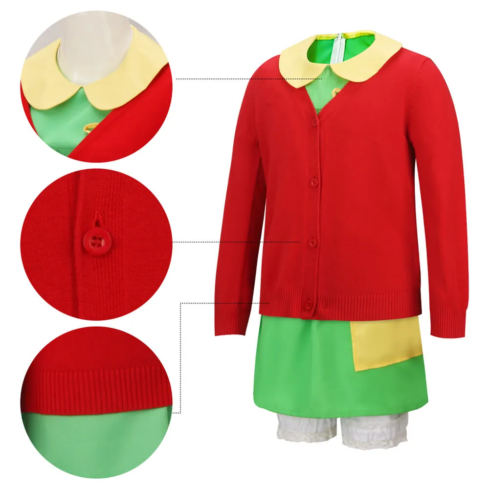 Girls La Chilindrina Cosplay Costume El Chavo Del Ocho