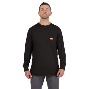 GRIDIRON™ Pocket T-Shirt - Long Sleeve Black 2X