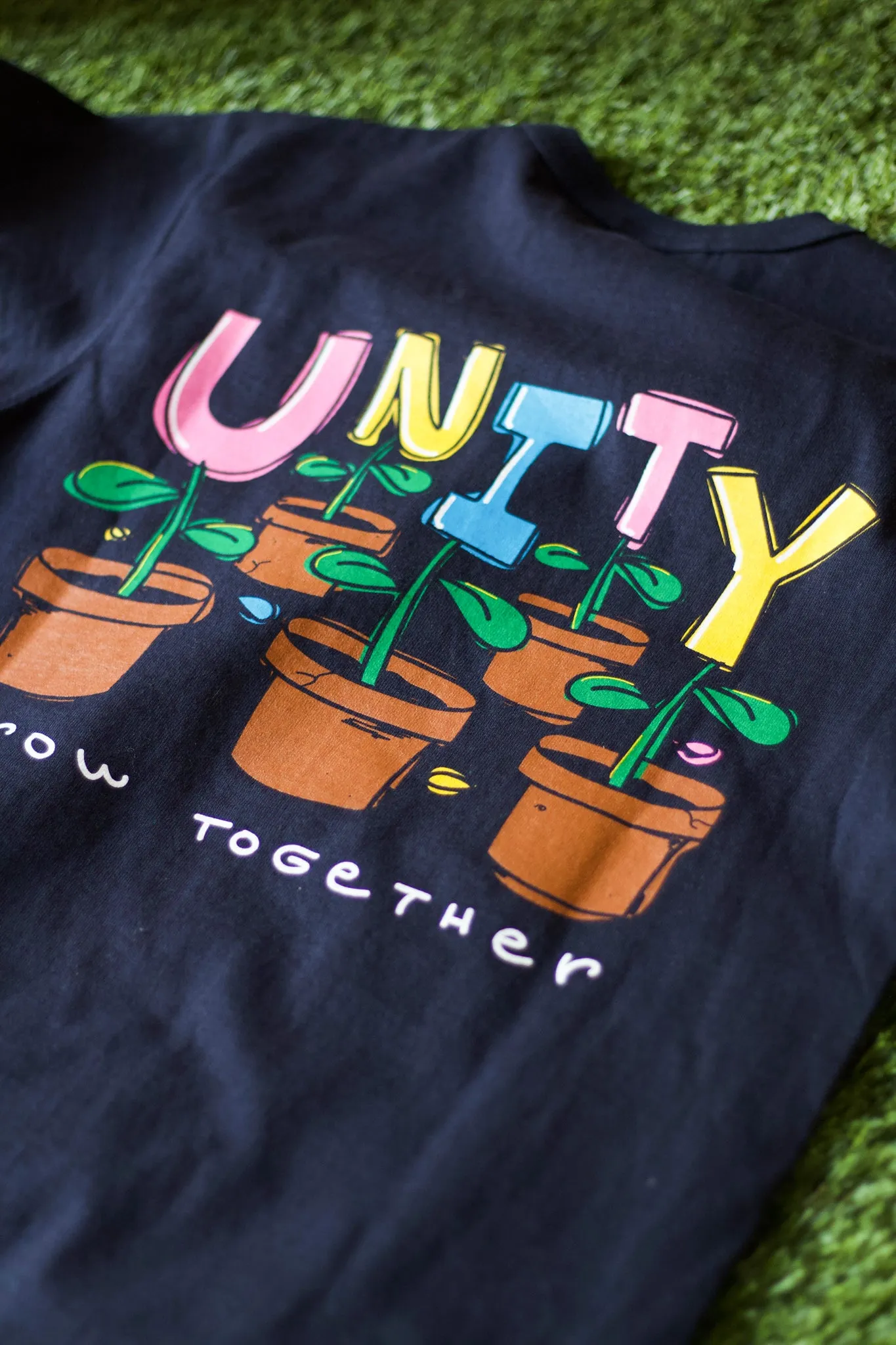 GROW TOGETHER T-SHIRT "NAVY"