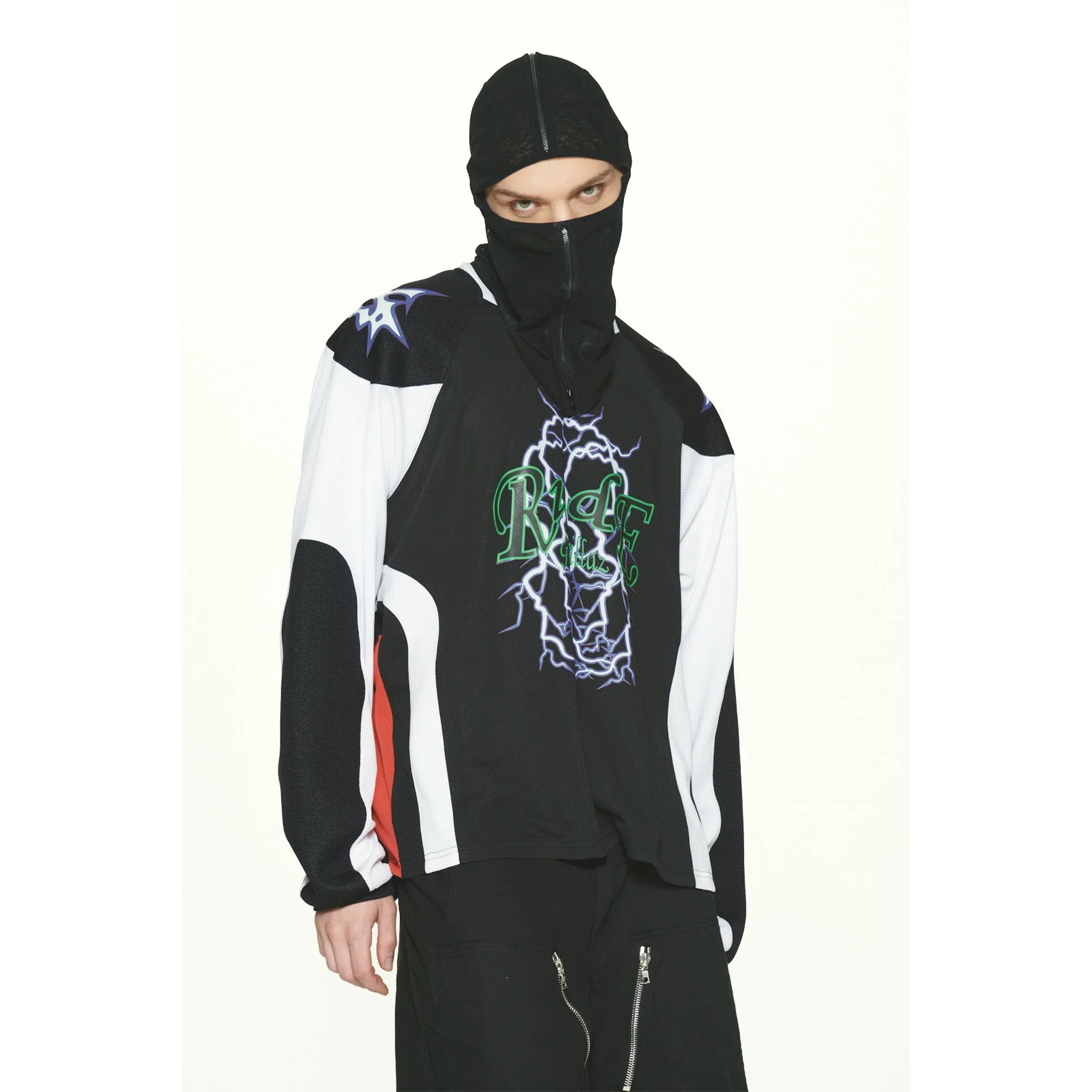 GRZ ZIP BALACLAVA / BLACK (SEE THOUGH TYPE)