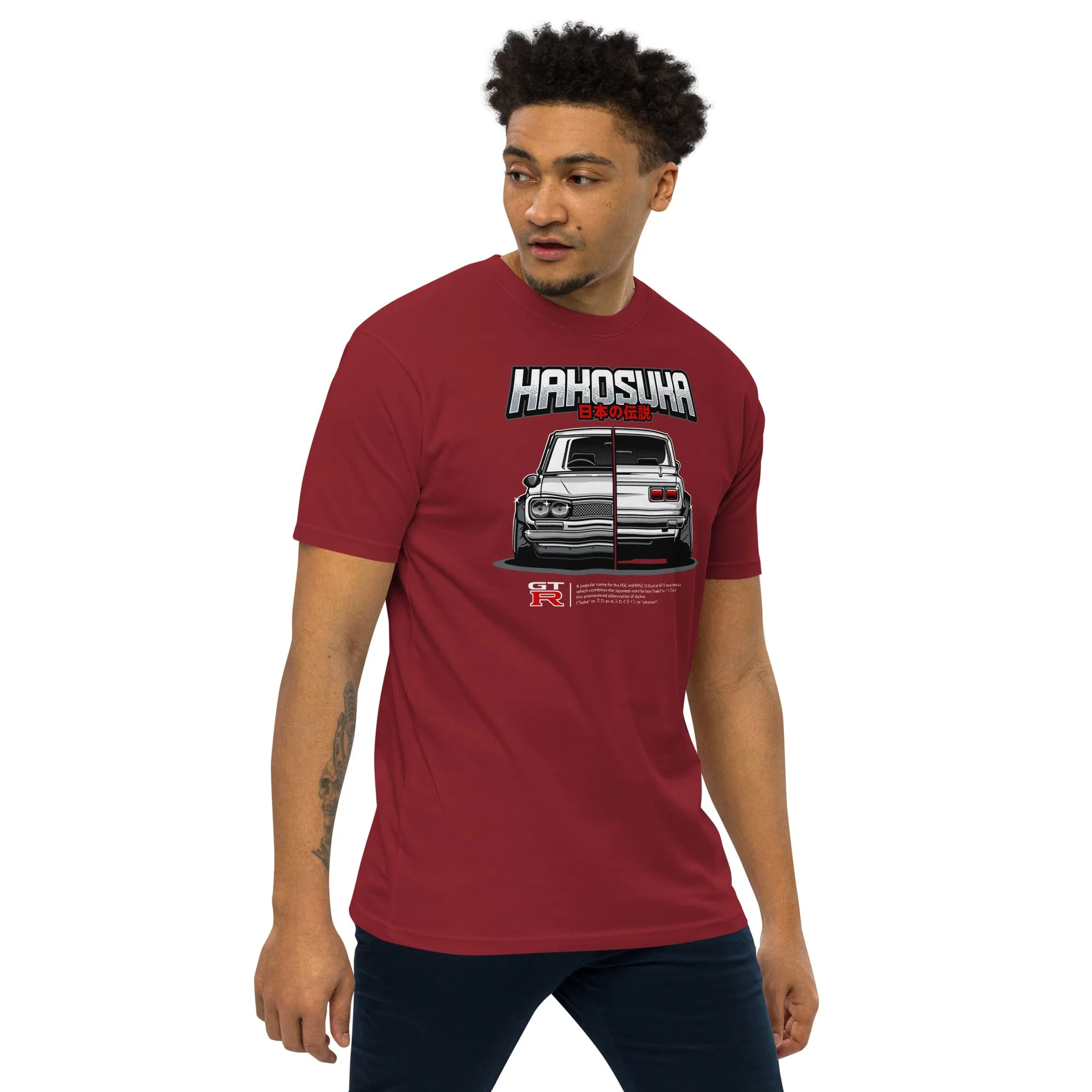 HAHOSHUAR Premium Heavyweight Car Culture T-Shirt