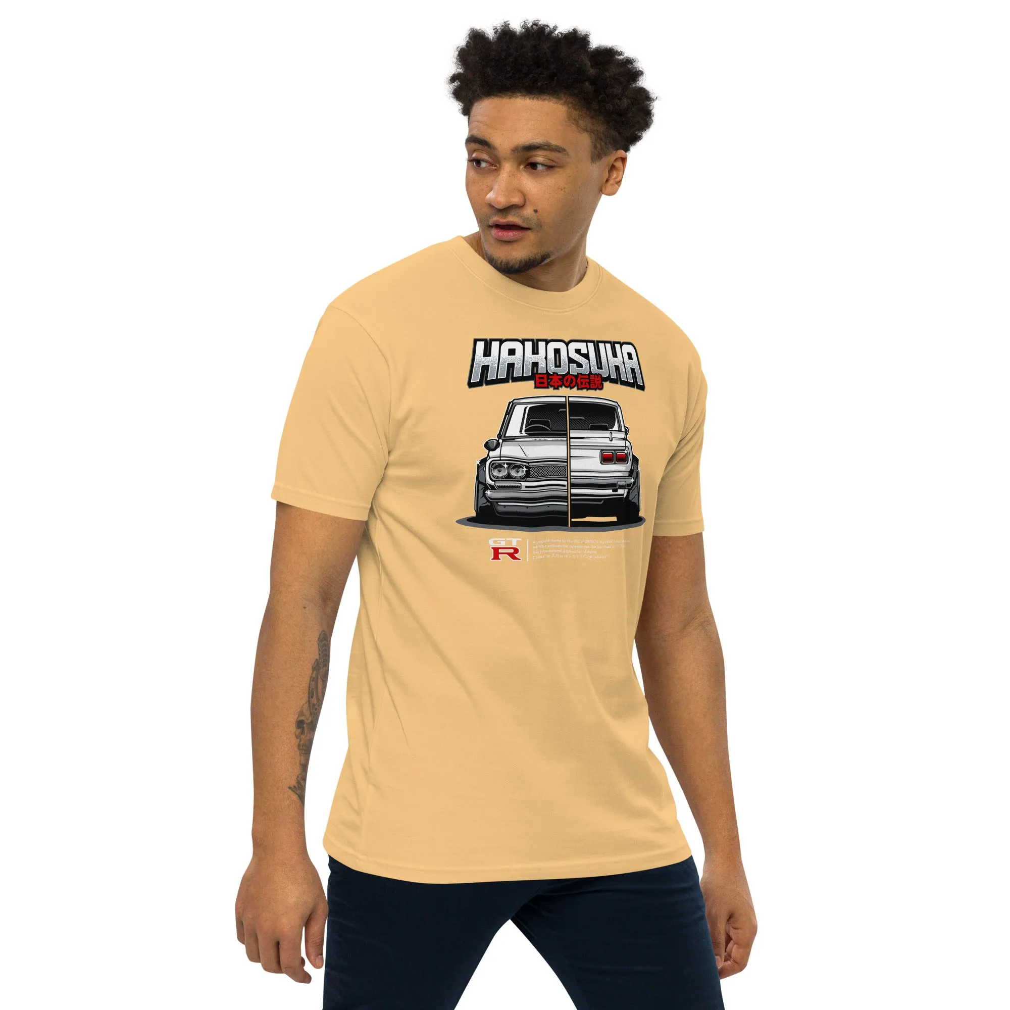 HAHOSHUAR Premium Heavyweight Car Culture T-Shirt